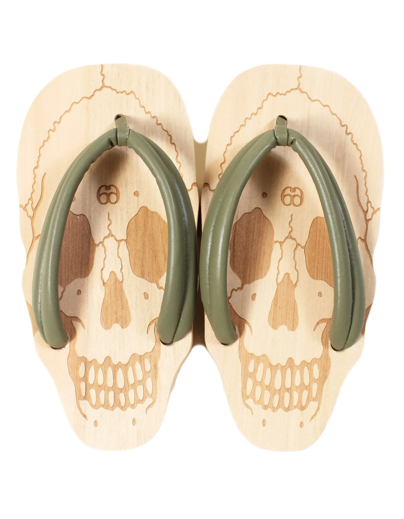 KUNIYOSHI GETA - OLIVE | Prospective Flow | Japanese Fashion for